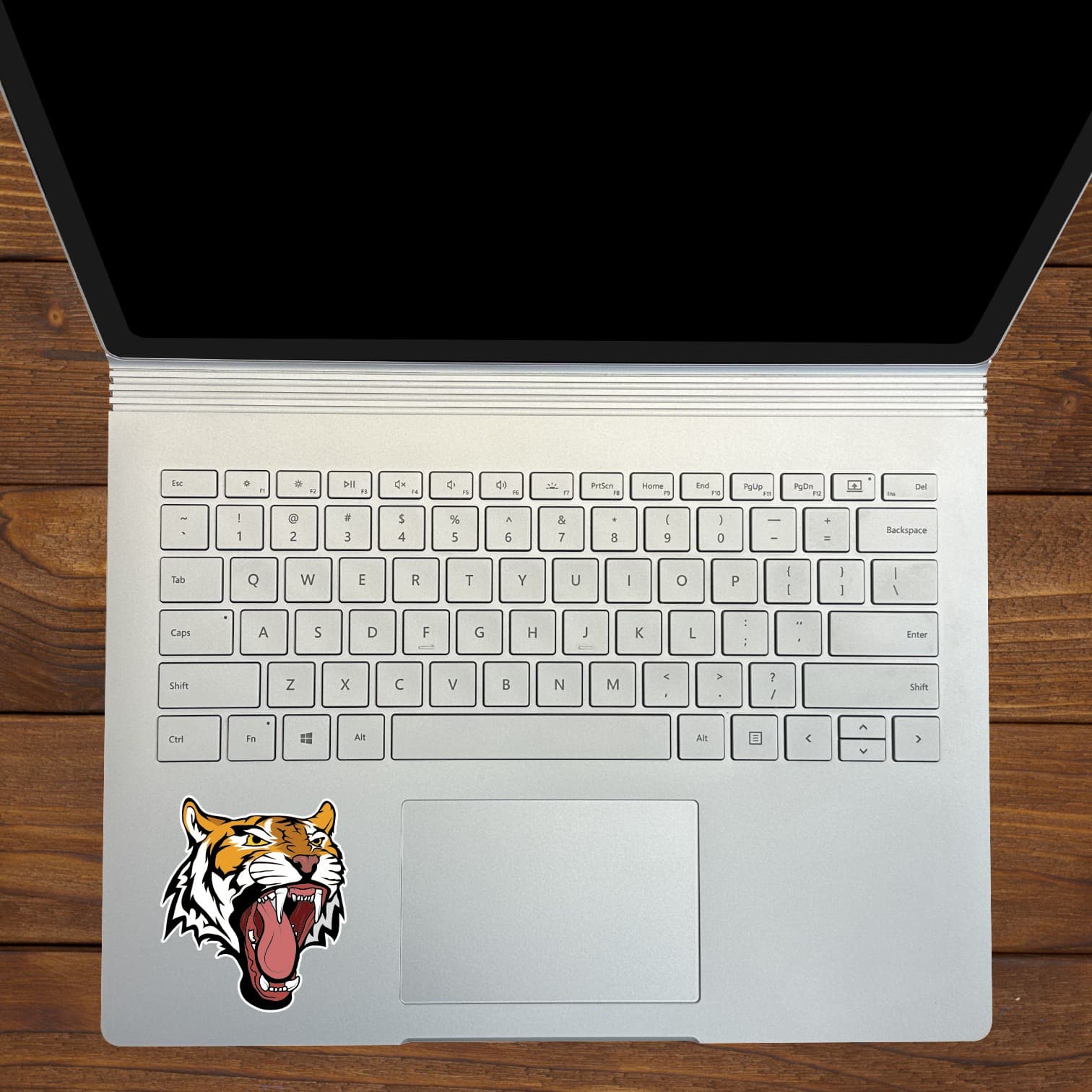 StickerTalk Mirrored Tiger Head Mascot Stickers, 2.6 inches x 3 inches - Image 5