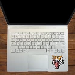 StickerTalk Mirrored Tiger Head Mascot Stickers, 2.6 inches x 3 inches - Image 6