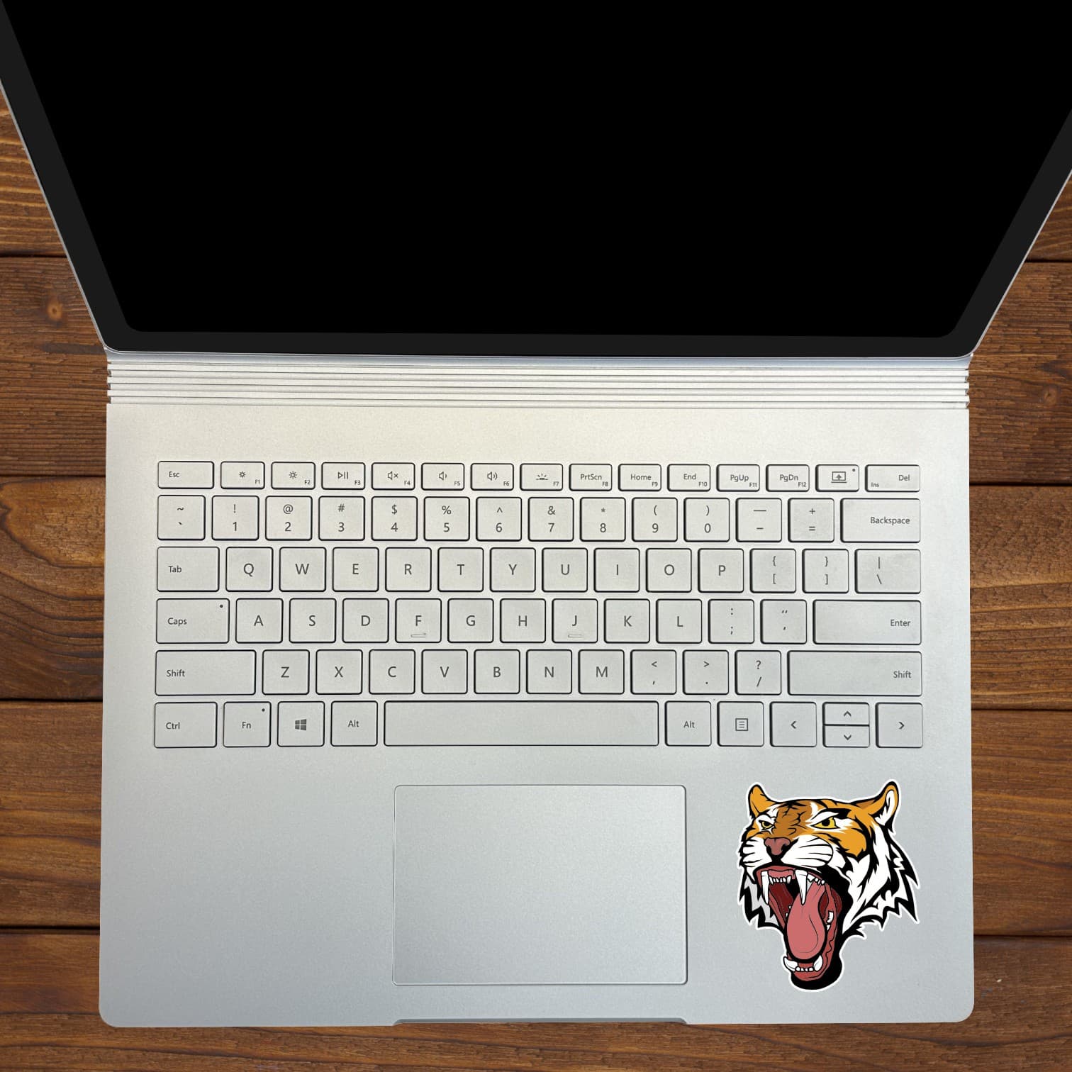 StickerTalk Mirrored Tiger Head Mascot Stickers, 2.6 inches x 3 inches - Image 6