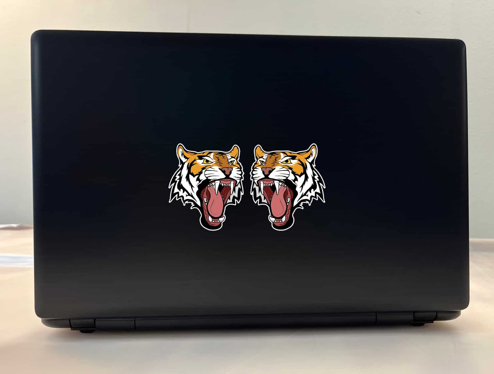 StickerTalk Mirrored Tiger Head Mascot Stickers, 2.6 inches x 3 inches - Image 4