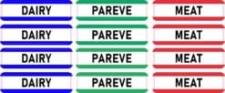 Kosher Label Stickers