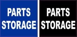 Parts Storage Stickers