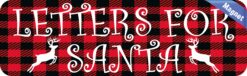 StickerTalk Letters For Santa Christmas Magnet, 10 inches x 3 inches