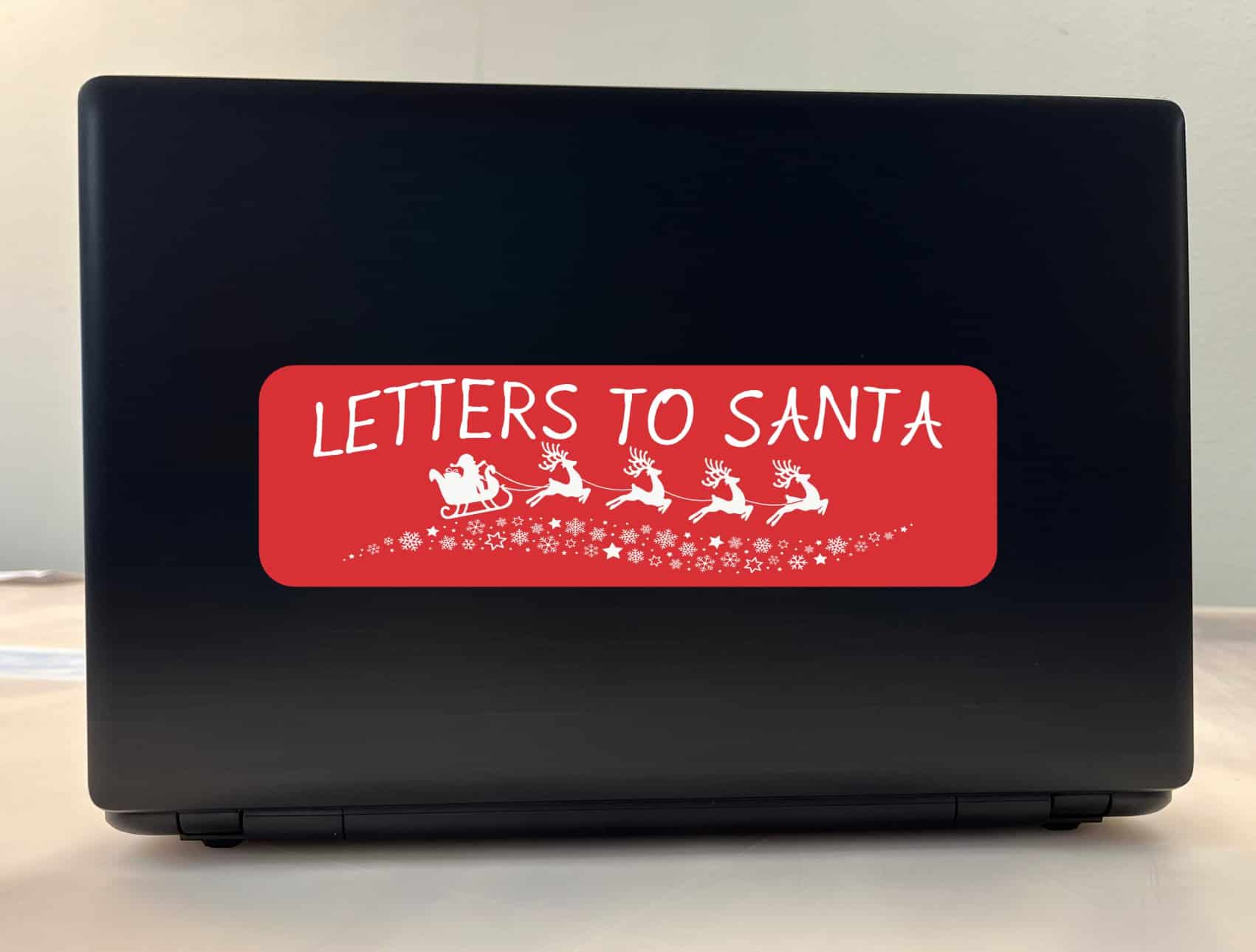StickerTalk Letters to Santa Christmas Sticker, 10 inches x 3 inches - Image 3