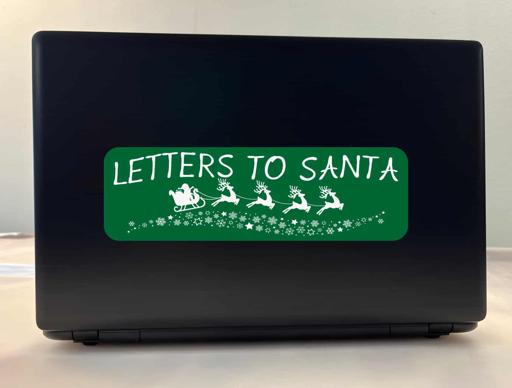 StickerTalk Letters to Santa Vinyl Sticker, 10 inches x 3 inches