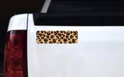 StickerTalk Cheetah Print Sticker, 10 inches x 3 inches