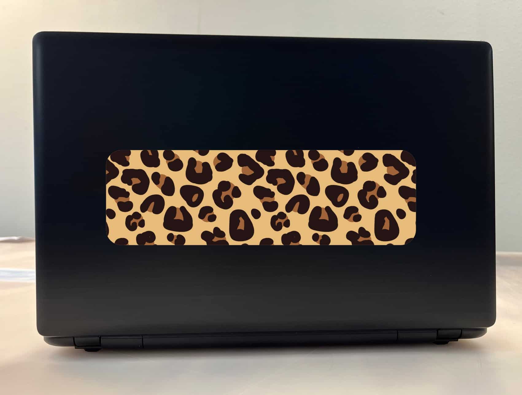StickerTalk Cheetah Print Sticker, 10 inches x 3 inches