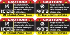 StickerTalk GPS Protected Laptop Stickers, 2.5 inches x 1.25 inches