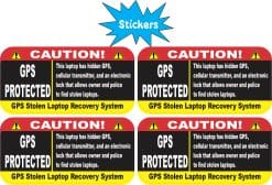 Alternative view of StickerTalk GPS Protected Laptop Stickers, 2.5 inches x 1.25 inches