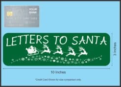 StickerTalk Letters to Santa Magnet, 10 inches x 3 inches