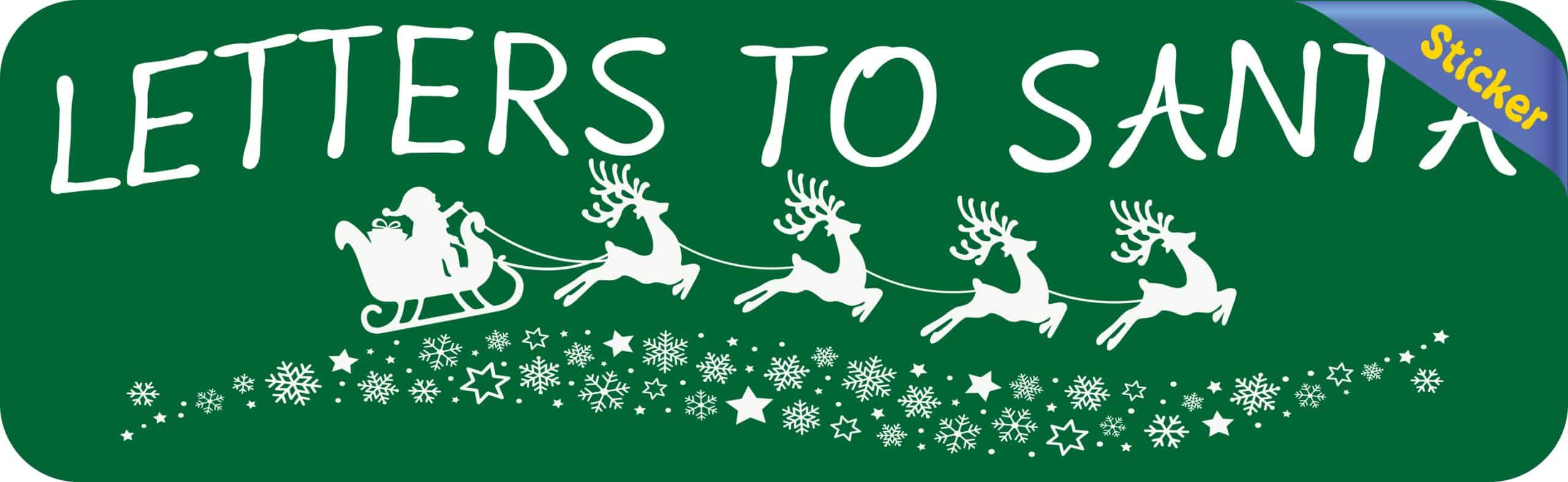 StickerTalk Letters to Santa Magnet, 10 inches x 3 inches