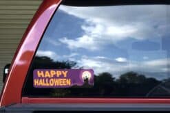 StickerTalk Happy Halloween Sticker, 10 inches x 3 inches