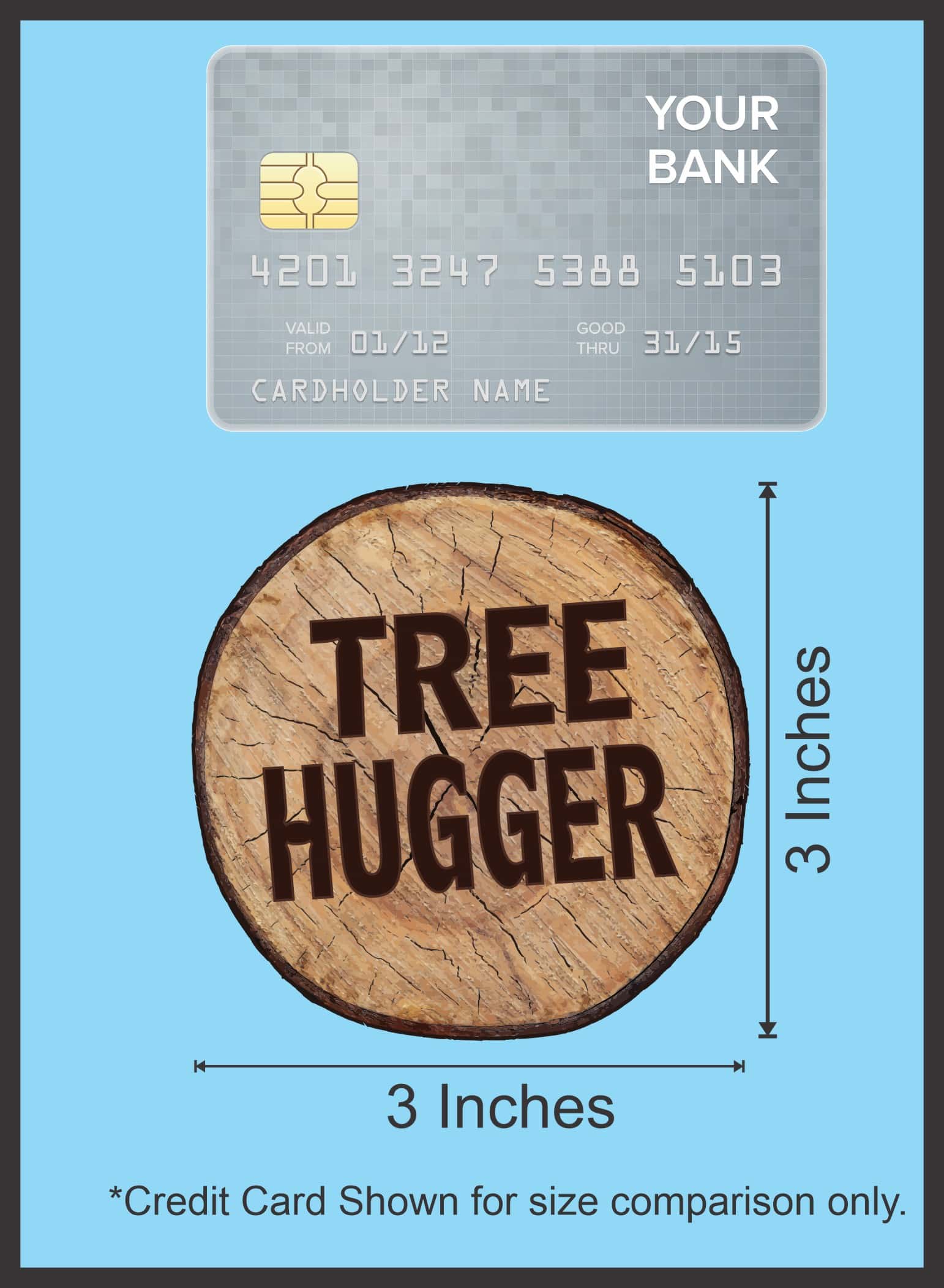 StickerTalk Cross-Section Wood Stickers, 3 inches x 3 inches - Image 8