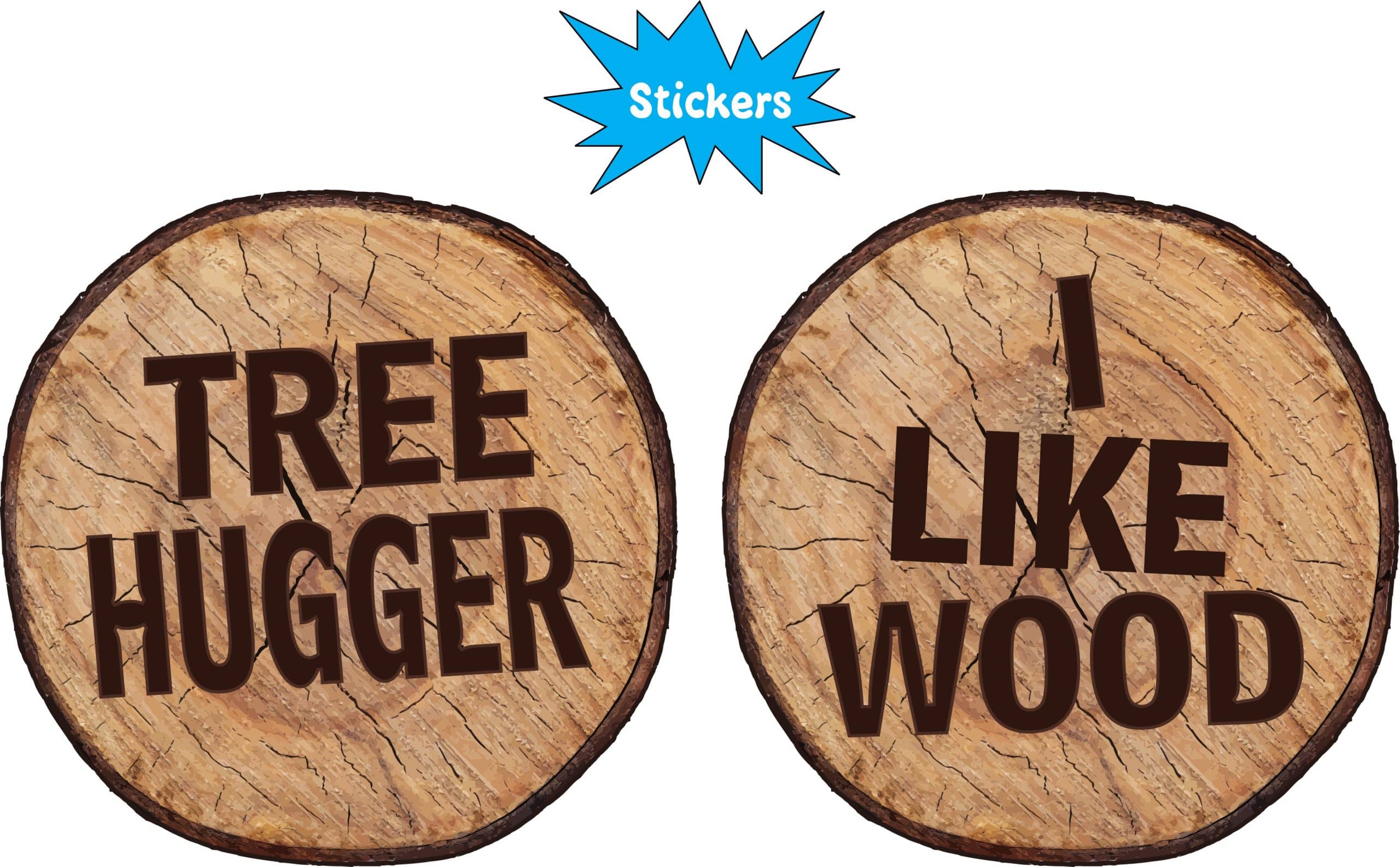 StickerTalk Cross-Section Wood Stickers, 3 inches x 3 inches - Image 2