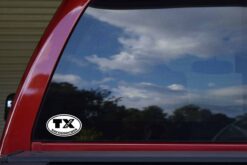 Oval Nacogdoches Texas Sticker