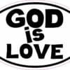 God Is Love Sticker