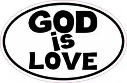 God Is Love Sticker