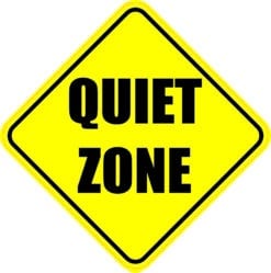 Quiet Zone Sticker
