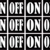 On Off Stickers