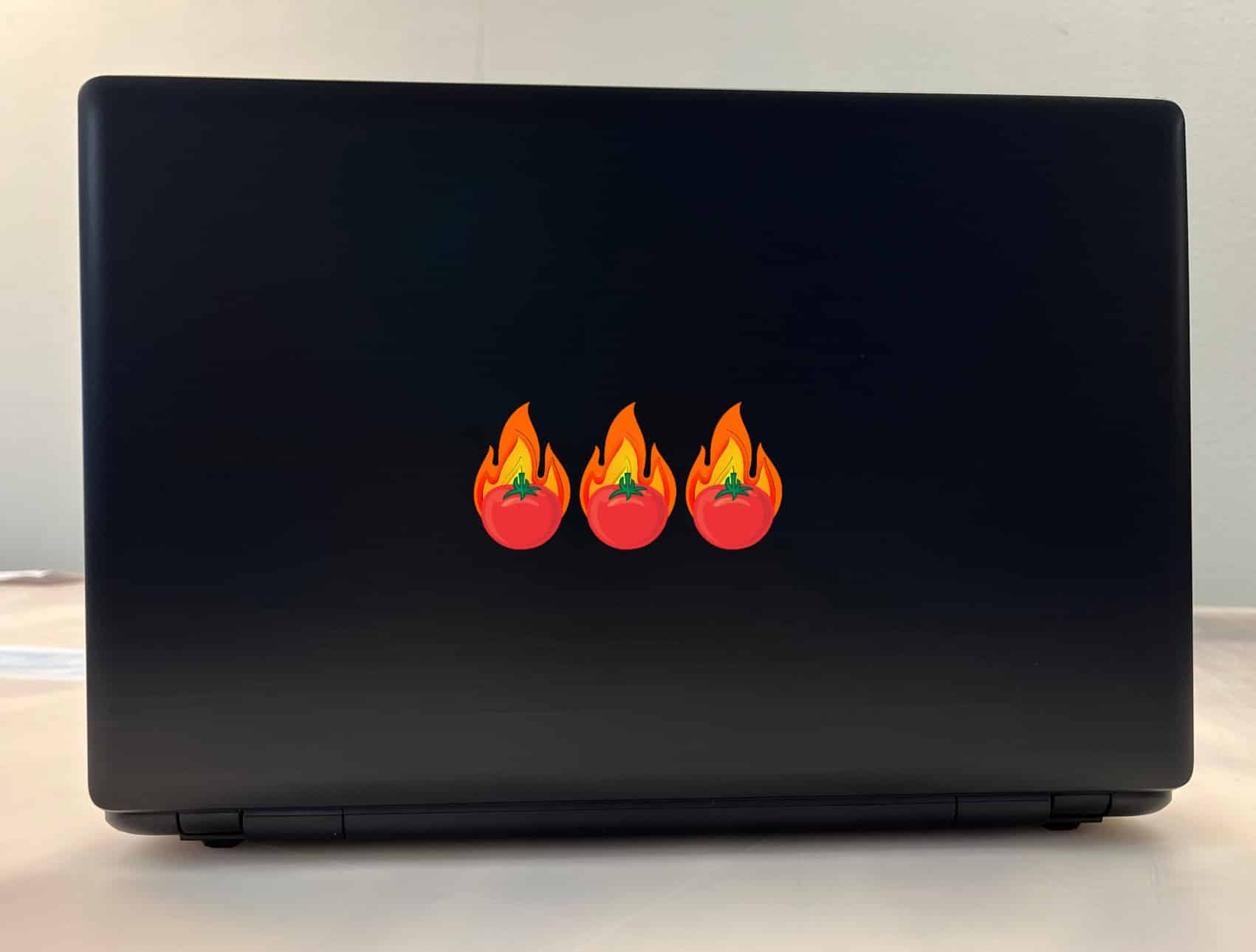 StickerTalk Tomato Flames Stickers, 1.3 inches x 2 inches - Image 3