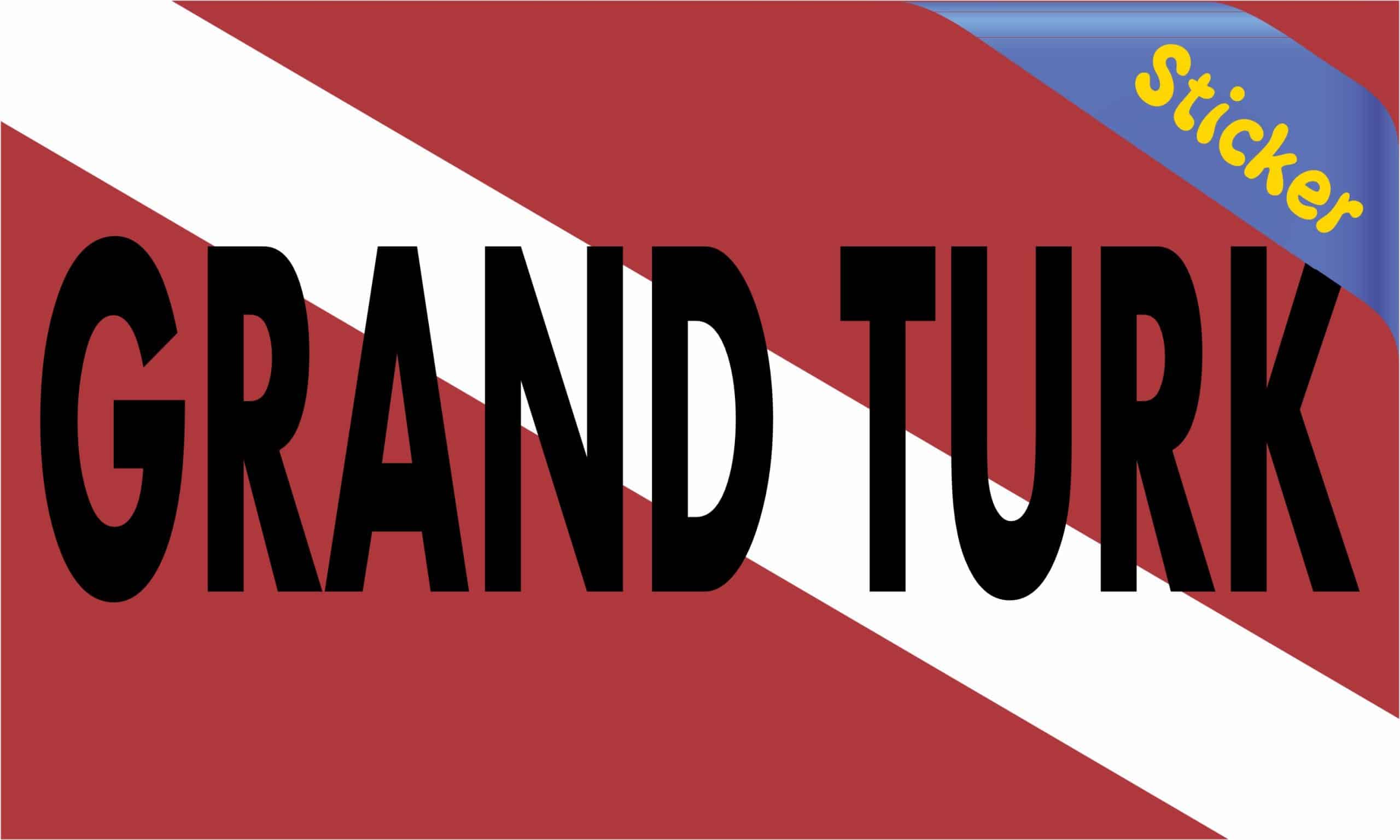 StickerTalk Diver Down Grand Turk Sticker, 5 inches x 3 inches - Image 6