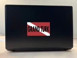 Alternative view of StickerTalk Diver Down Grand Turk Sticker, 5 inches x 3 inches