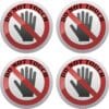 Do Not Touch Stickers