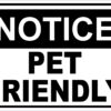 Pet Friendly magnet
