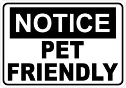 Pet Friendly magnet