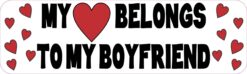 My Heart Belongs to My Boyfriend Sticker