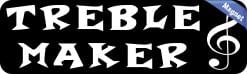 Alternative view of StickerTalk Treble Maker Magnet, 10 inches x 3 inches