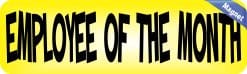 Alternative view of StickerTalk Yellow Employee of the Month Magnet, 10 inches x 3 inches