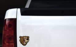Right Facing Bear Mascot Head Sticker