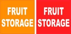 Fruit Storage Stickers