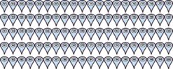 101-200 Baby Blue Map Pointer Stickers