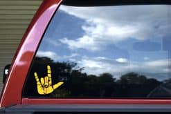 New Mexico I Love You Hand Sticker