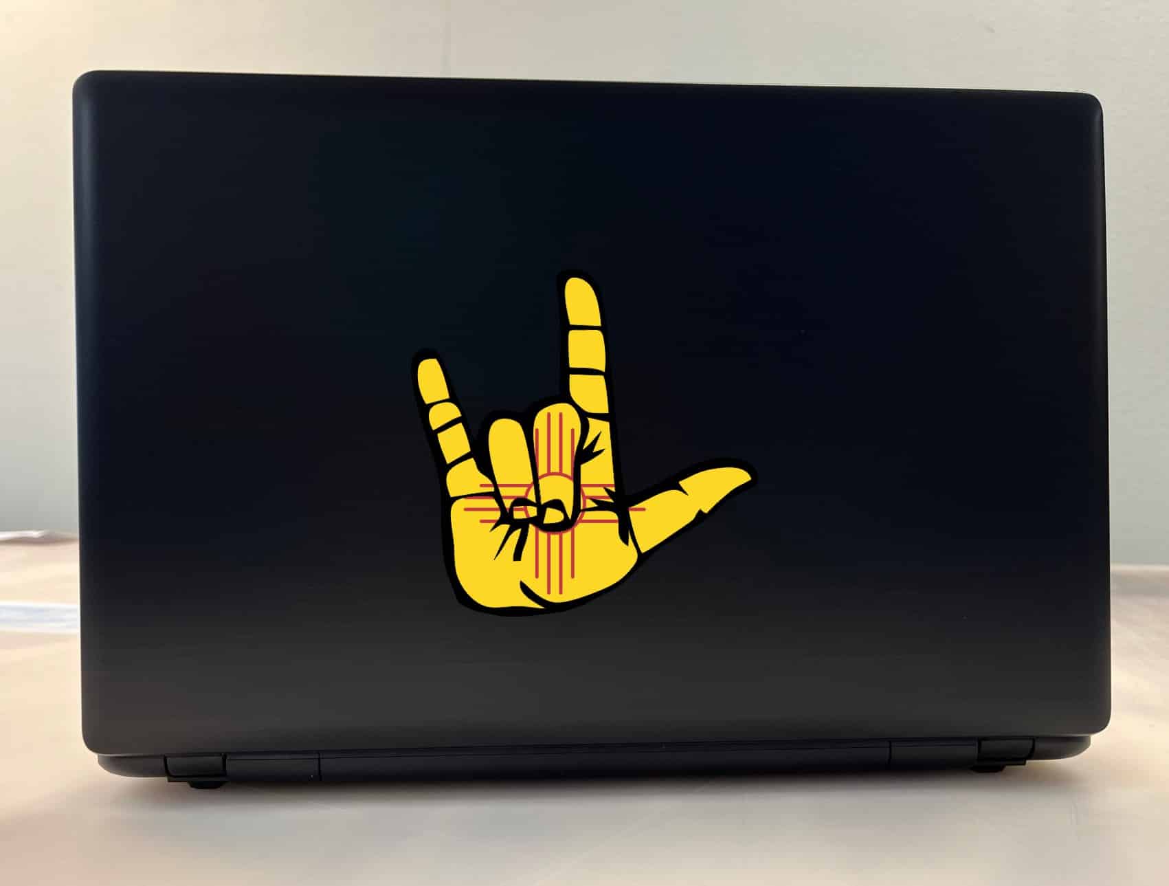 StickerTalk New Mexico I Love You Hand Sticker, 5 inches x 5 inches - Image 3