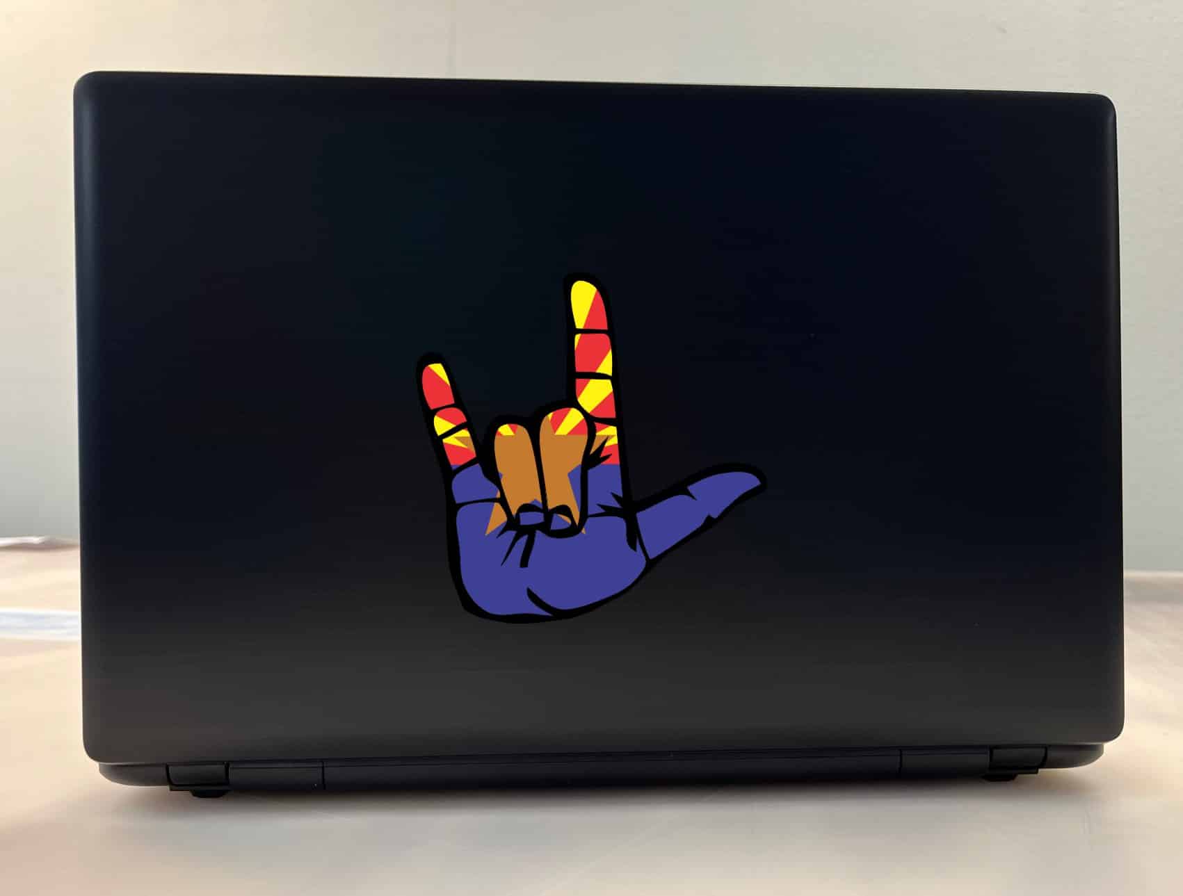StickerTalk Arizona I Love You Hand Sticker, 5 inches x 5 inches - Image 3