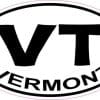 Oval Vermont Sticker