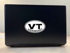 StickerTalk Oval Vermont Sticker, 5 inches x 3 inches