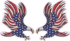 USA Eagle Stickers