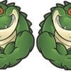 Crocodile Mascot Stickers