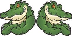 Crocodile Mascot Stickers