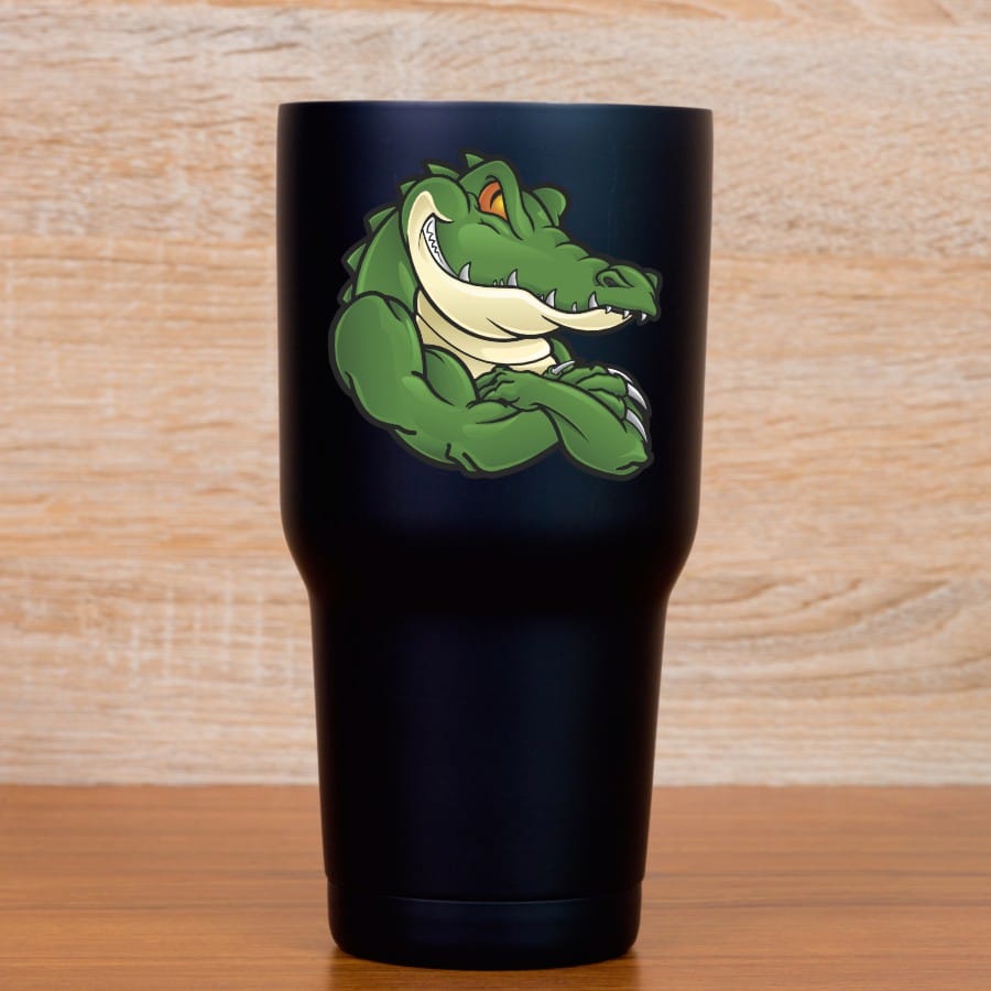 StickerTalk Crocodile Mascot Stickers, 3 inches x 3 inches - Image 6