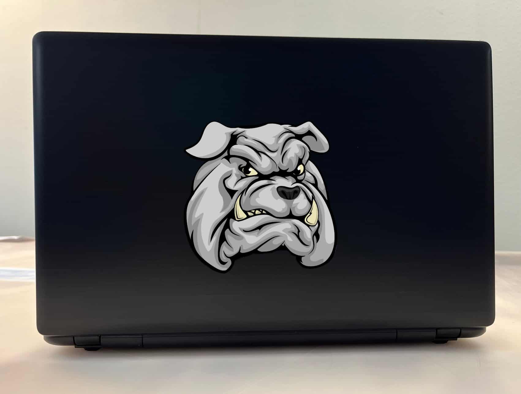 StickerTalk Bulldog Mascot Sticker, 5 inches x 5 inches - Image 3