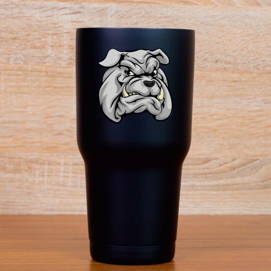 StickerTalk Mirrored Bulldog Mascot Stickers, 2.5 inches x 2.5 inches - Image 6