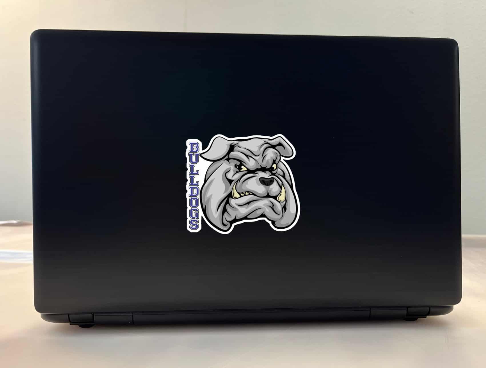 StickerTalk Bulldog Head Mascot Sticker, 4 inches x 3.5 inches - Image 3