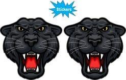 Alternative view of StickerTalk Panther Head Mascot Stickers, 3 inches x 3 inches
