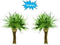 Alternative view of StickerTalk Watercolor Tree Stickers, 2.5 inches x 3 inches
