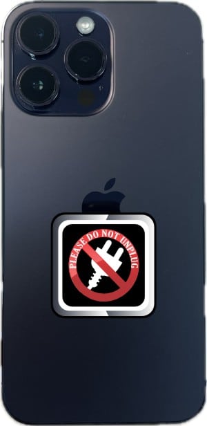 StickerTalk Please Do Not Unplug Stickers, 1.5 inches x 1.5 inch - Image 5